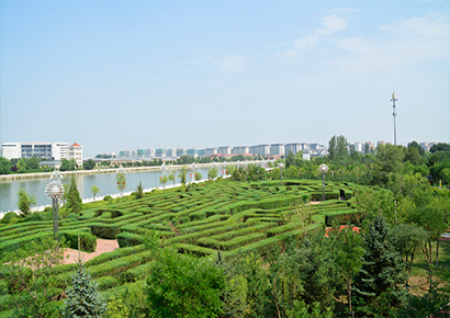 内蒙古呼和浩特市如意开发区东河广场景观